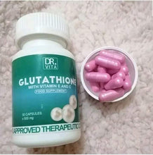 Load image into Gallery viewer, Dr. Vita Glutathione (with Vitamin E & Vitamin C) 500mg x 30 Capsules