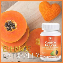 Load image into Gallery viewer, Dr. Vita Carica Papaya (with Royal Jelly & Zinc) 500mg x 30 capsules
