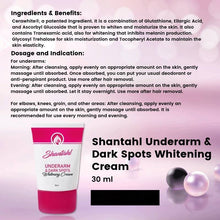 Load image into Gallery viewer, Shantahl Underarm & Dark Spots Whitening Cream 30ml