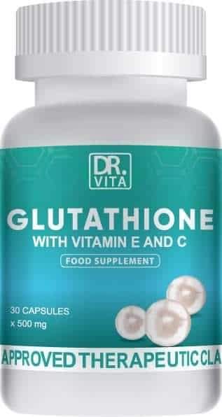Dr. Vita Glutathione (with Vitamin E & Vitamin C) 500mg x 30 Capsules