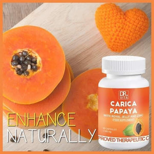 Dr. Vita Carica Papaya (with Royal Jelly & Zinc) 500mg x 30 capsules