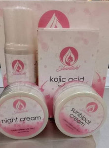Shantahl Rejuvenating Set (Kojic Acid Soap, Night Cream, Sunblock Cream & Toner)