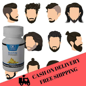 Dr. Vita Biotin for Men (with Iron and OMEGA-3) 500mg x 30 capsules