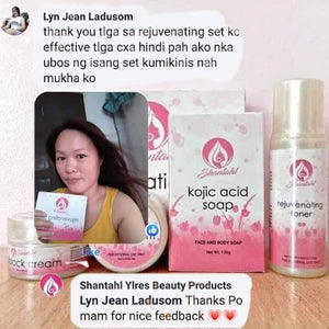 Shantahl Rejuvenating Set (Kojic Acid Soap, Night Cream, Sunblock Cream & Toner)