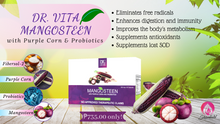 Load image into Gallery viewer, Dr. Vita Mangosteen (with Purple Corn + Probiotic) 500mg x 30 capsule
