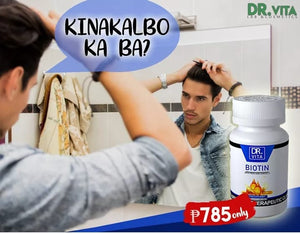 Dr. Vita Biotin for Men (with Iron and OMEGA-3) 500mg x 30 capsules