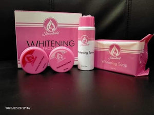 Shantahl Rejuvenating Set (Kojic Acid Soap, Night Cream, Sunblock Cream & Toner)