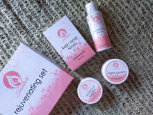 Load image into Gallery viewer, Shantahl Rejuvenating Set (Kojic Acid Soap, Night Cream, Sunblock Cream &amp; Toner)
