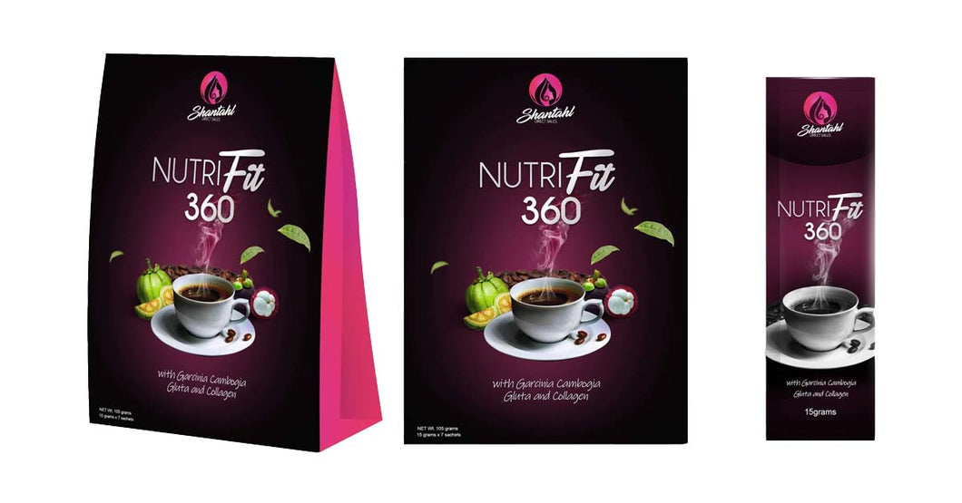 Shantahl NutriFit360 Coffee (with Glutathione + Collagen + Garcinia Cambogia)