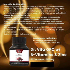 Dr. Vita OPC with B-Vitamins and Zinc (Men)