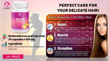 Load image into Gallery viewer, Dr. Vita Biotin with Iron and Folic Acid (For Women) 500mg x 30 Capsules

